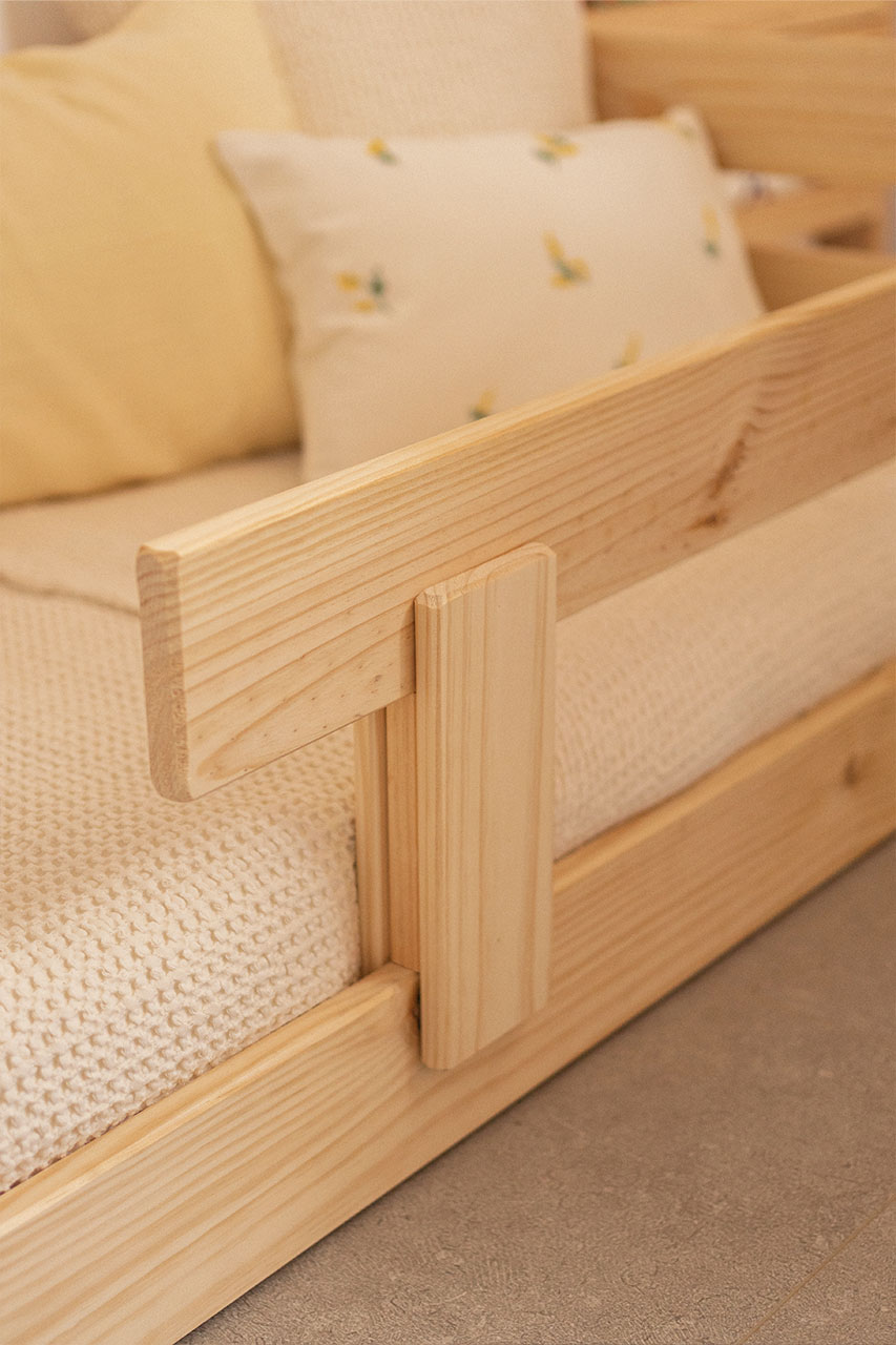 Imagen de ambiente 6 para:Cama montessori de madera natural sostenible